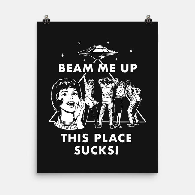 This Place Sucks-None-Matte-Poster-Mattania