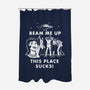 This Place Sucks-None-Polyester-Shower Curtain-Mattania