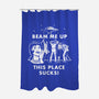 This Place Sucks-None-Polyester-Shower Curtain-Mattania