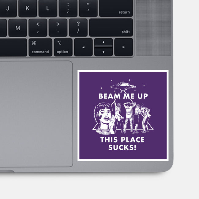 This Place Sucks-None-Glossy-Sticker-Mattania