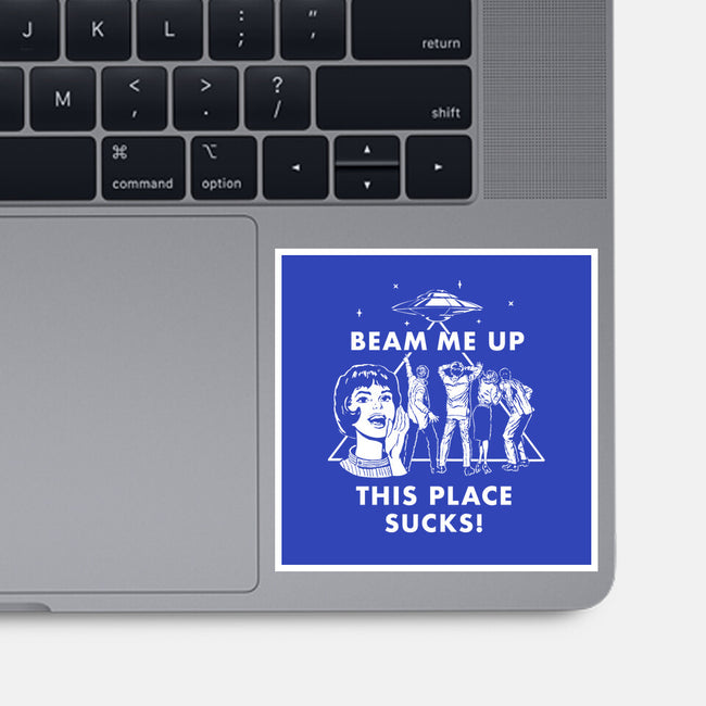 This Place Sucks-None-Glossy-Sticker-Mattania