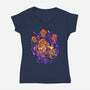 Start Painting-Womens-V-Neck-Tee-Estudio Horta