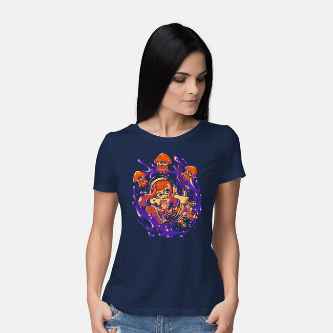 Start Painting-Womens-Basic-Tee-Estudio Horta