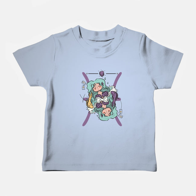 Between Two Worlds-Baby-Basic-Tee-OnlyColorsDesigns