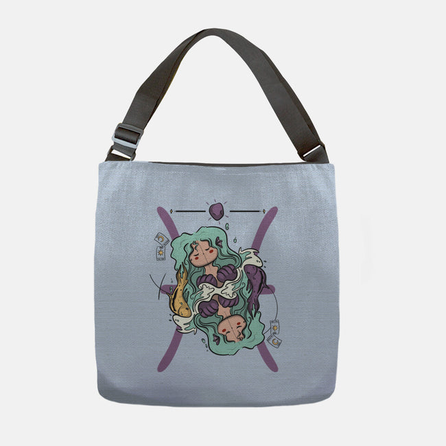 Between Two Worlds-None-Adjustable Tote-Bag-OnlyColorsDesigns
