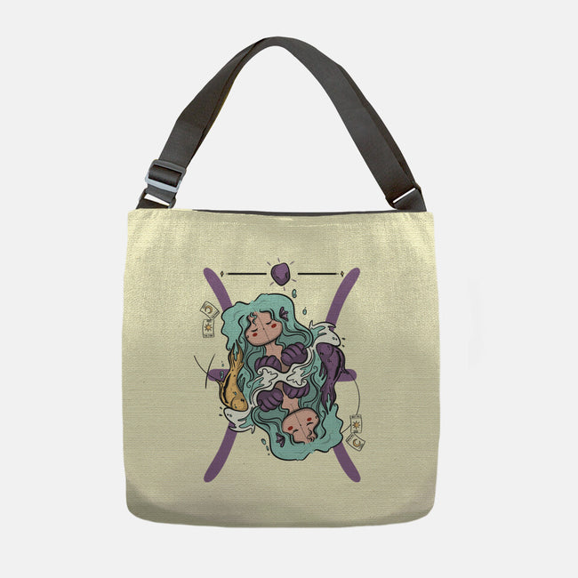 Between Two Worlds-None-Adjustable Tote-Bag-OnlyColorsDesigns