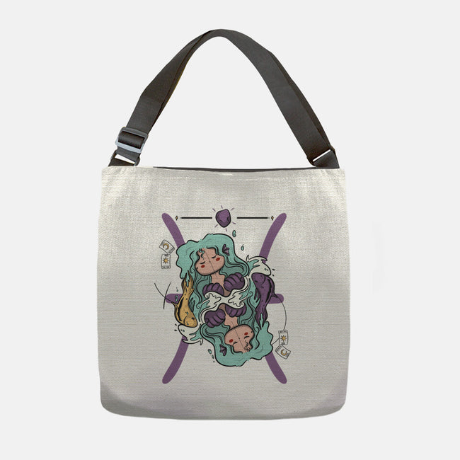 Between Two Worlds-None-Adjustable Tote-Bag-OnlyColorsDesigns