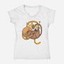 Starry Pride-Womens-V-Neck-Tee-OnlyColorsDesigns