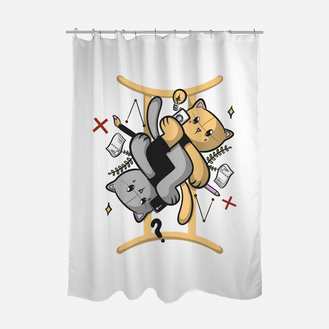 Twin Flames-None-Polyester-Shower Curtain-OnlyColorsDesigns