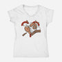 Untamed Spirit-Womens-V-Neck-Tee-OnlyColorsDesigns