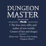 Dungeon Master Dictionary-Mens-Long Sleeved-Tee-Vallina84