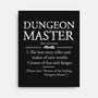 Dungeon Master Dictionary-None-Stretched-Canvas-Vallina84