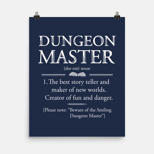 Dungeon Master Dictionary-None-Matte-Poster-Vallina84