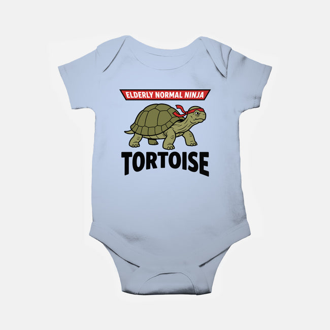 Elderly Normal Ninja-Baby-Basic-Onesie-hypCreations