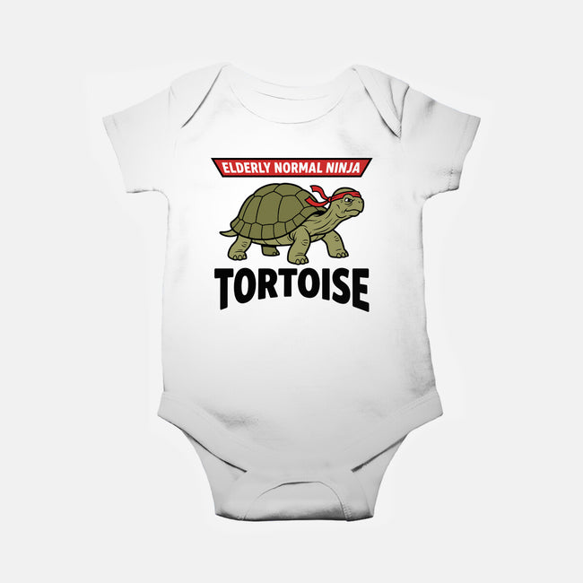 Elderly Normal Ninja-Baby-Basic-Onesie-hypCreations