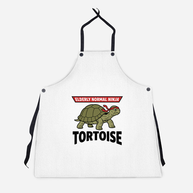 Elderly Normal Ninja-Unisex-Kitchen-Apron-hypCreations