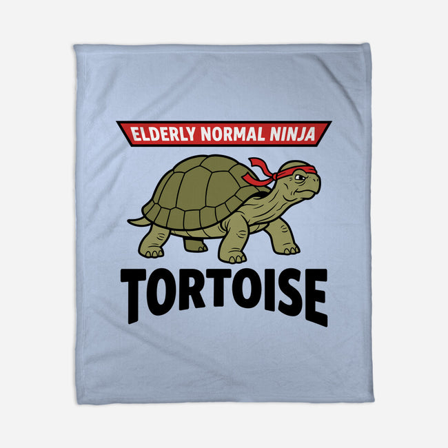 Elderly Normal Ninja-None-Fleece-Blanket-hypCreations