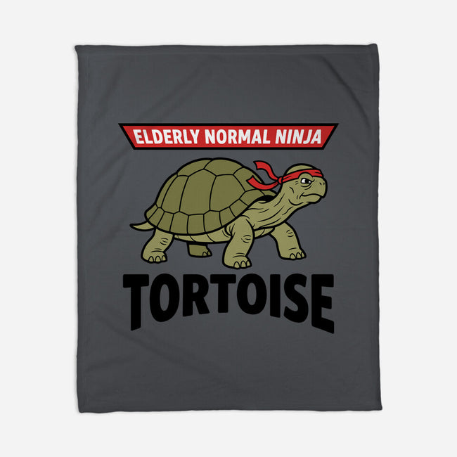 Elderly Normal Ninja-None-Fleece-Blanket-hypCreations
