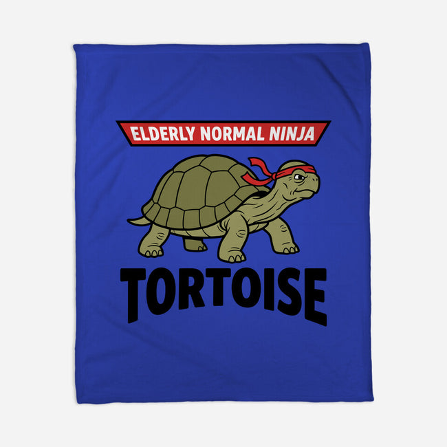 Elderly Normal Ninja-None-Fleece-Blanket-hypCreations