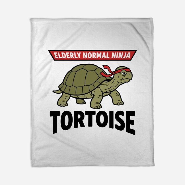 Elderly Normal Ninja-None-Fleece-Blanket-hypCreations