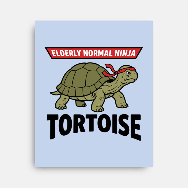 Elderly Normal Ninja-None-Stretched-Canvas-hypCreations