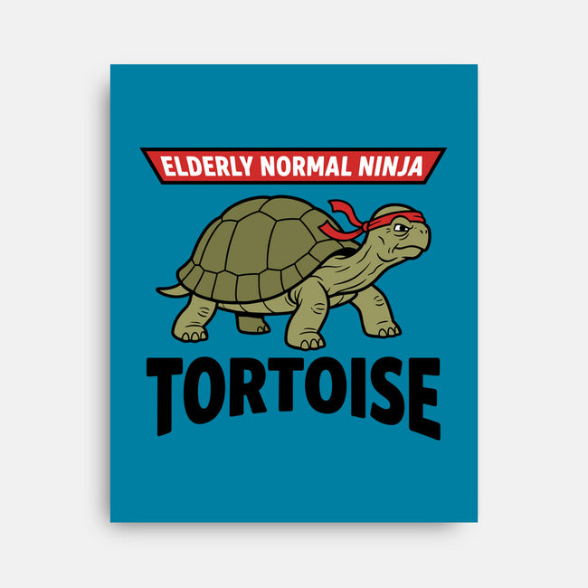 Elderly Normal Ninja-None-Stretched-Canvas-hypCreations