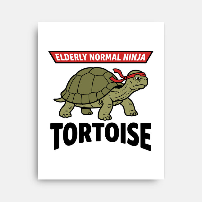 Elderly Normal Ninja-None-Stretched-Canvas-hypCreations