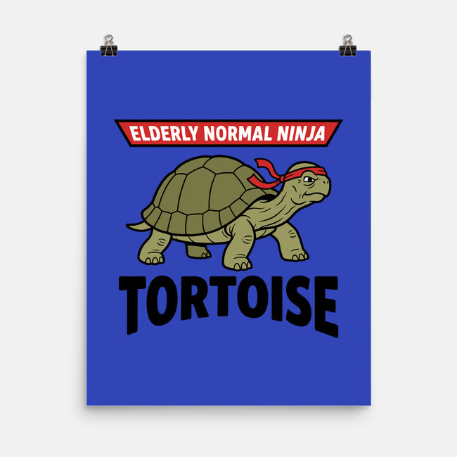 Elderly Normal Ninja-None-Matte-Poster-hypCreations