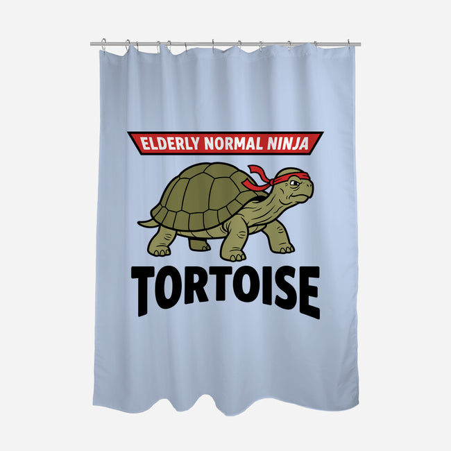 Elderly Normal Ninja-None-Polyester-Shower Curtain-hypCreations