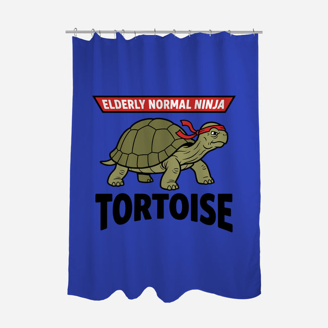 Elderly Normal Ninja-None-Polyester-Shower Curtain-hypCreations