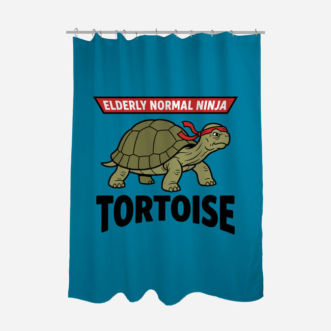 Elderly Normal Ninja-None-Polyester-Shower Curtain-hypCreations