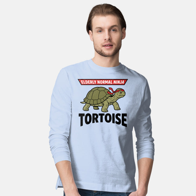 Elderly Normal Ninja-Mens-Long Sleeved-Tee-hypCreations