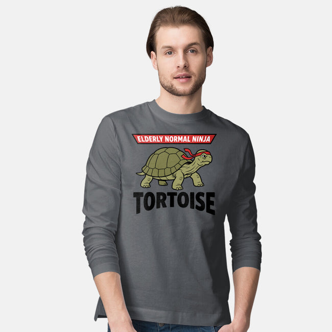 Elderly Normal Ninja-Mens-Long Sleeved-Tee-hypCreations