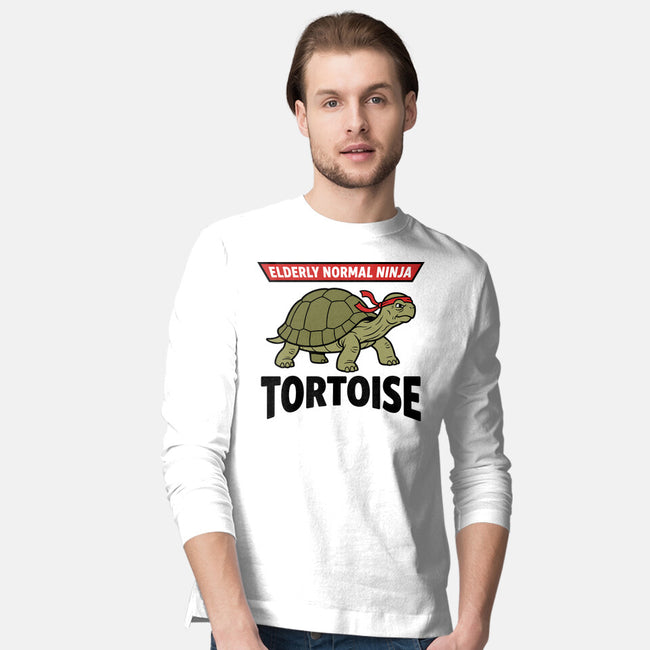 Elderly Normal Ninja-Mens-Long Sleeved-Tee-hypCreations