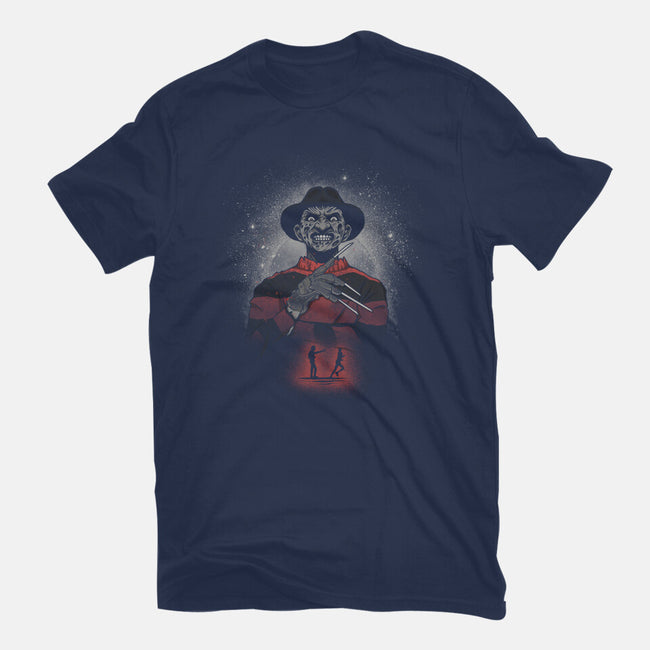 The Elm Street Slasher-Womens-Basic-Tee-grevalra