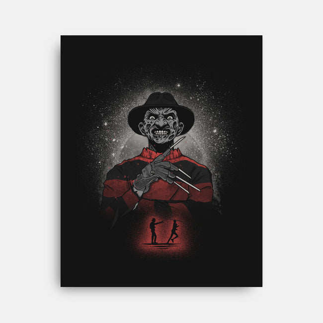 The Elm Street Slasher-None-Stretched-Canvas-grevalra
