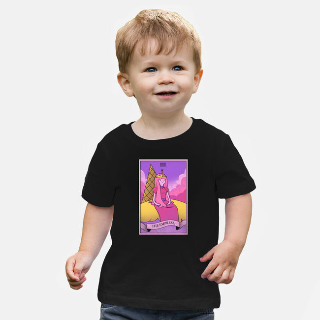 Candy Emperor Of Ooo-Baby-Basic-Tee-grevalra