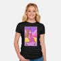 Candy Emperor Of Ooo-Womens-Fitted-Tee-grevalra