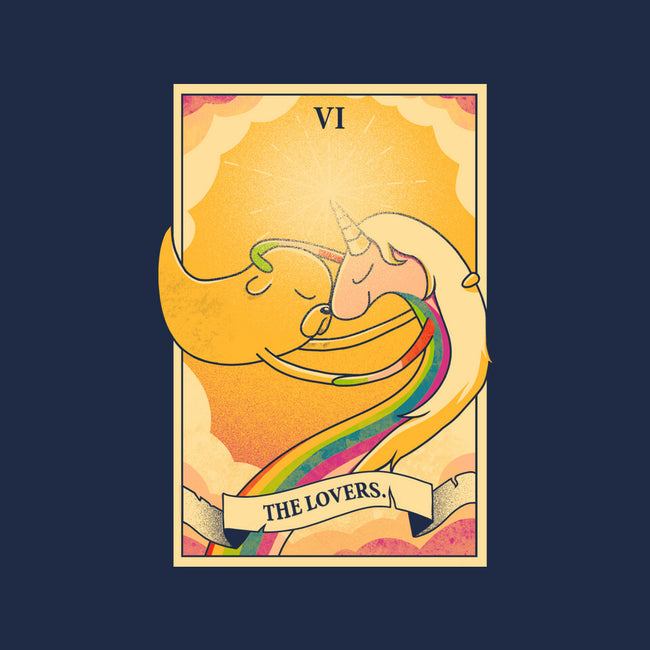 Lovers Of Ooo Tarot-Unisex-Basic-Tee-grevalra