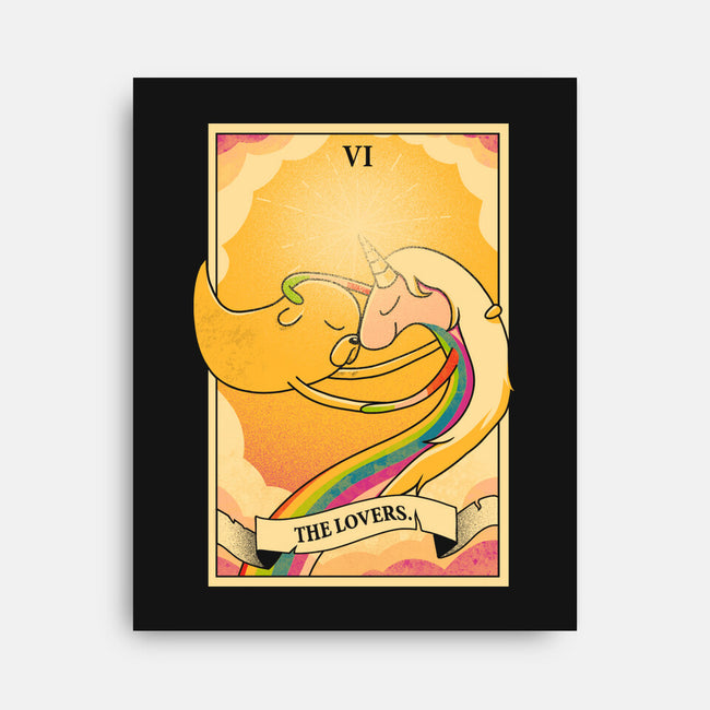 Lovers Of Ooo Tarot-None-Stretched-Canvas-grevalra