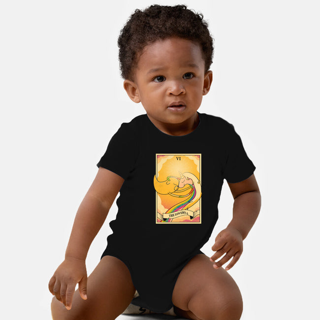 Lovers Of Ooo Tarot-Baby-Basic-Onesie-grevalra