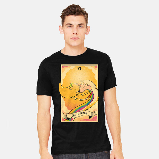 Lovers Of Ooo Tarot-Mens-Heavyweight-Tee-grevalra