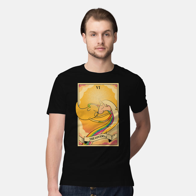 Lovers Of Ooo Tarot-Mens-Premium-Tee-grevalra