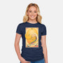 Lovers Of Ooo Tarot-Womens-Fitted-Tee-grevalra
