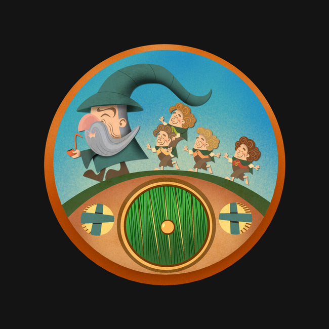 The Road Goes On-Baby-Basic-Tee-DrawnByBryan