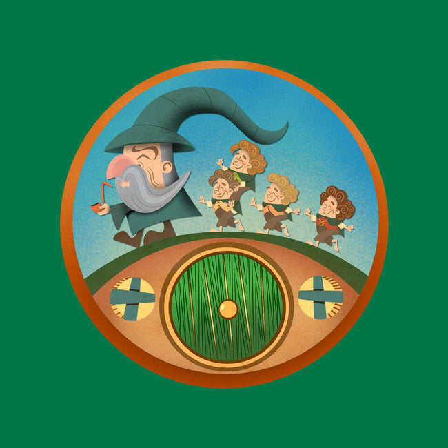 The Road Goes On-None-Fleece-Blanket-DrawnByBryan