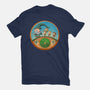 The Road Goes On-Womens-Basic-Tee-DrawnByBryan