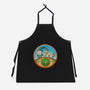 The Road Goes On-Unisex-Kitchen-Apron-DrawnByBryan