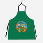 The Road Goes On-Unisex-Kitchen-Apron-DrawnByBryan