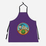 The Road Goes On-Unisex-Kitchen-Apron-DrawnByBryan